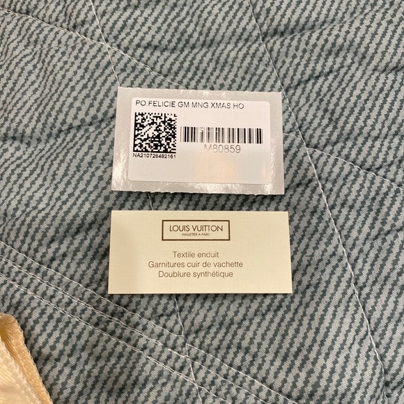 Louis Vuitton Felicie Pochette Xmas 2021 Vivienne Hollywood - Picture 8 of 8